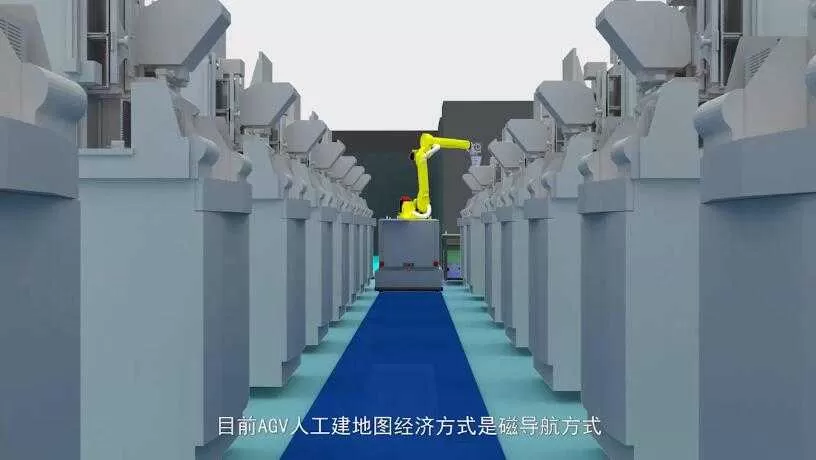 汽车装备组装线 移动智能抓取